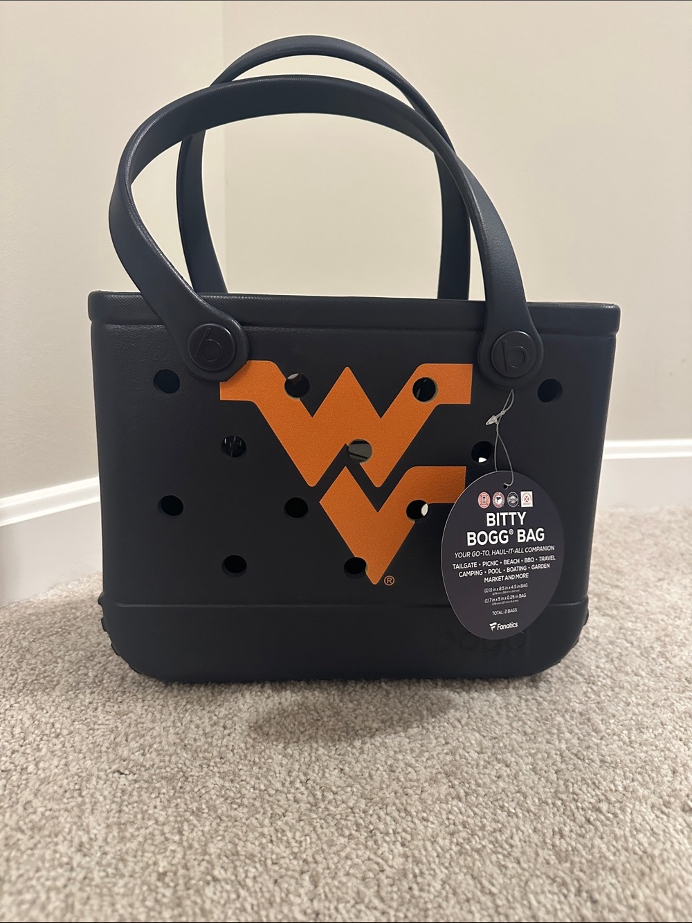 NWT Bitty Bogg Bag West Virginia